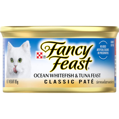 Fancy Feast Ocean Whitefish & Tuna Adult Wet Cat Food 85g