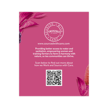 Twining's Strawberry Raspberry & Loganberry Infusions Tea Bags - 10 Pack