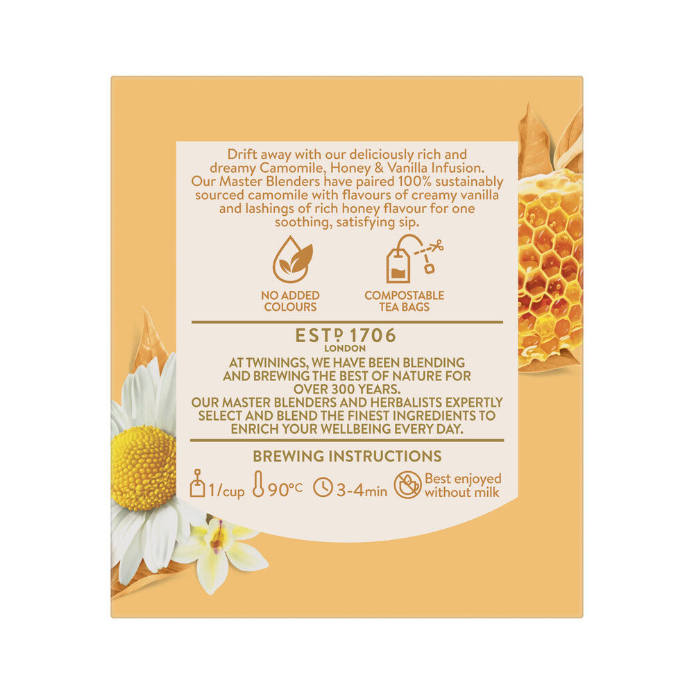 Twinings Camomile Honey And Vanilla Infusions Tea Bags - 10 pack
