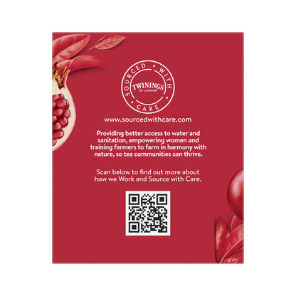 Twinings Cranberry & Pomegranate Infusions Tea Bags - 10 Pack