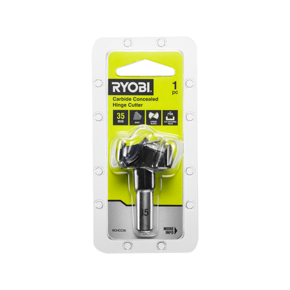 Ryobi Concealed Carbide Hinge Cutter - 35mm