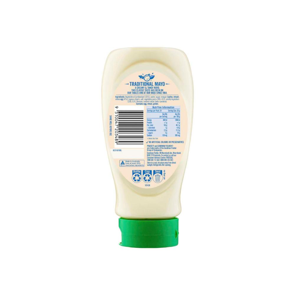 Praise Traditional Mayonnaise - 490g