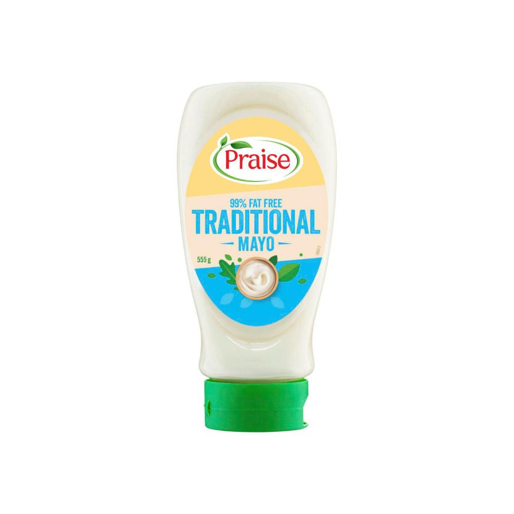 Praise Traditional 99% Fat Free Mayo - 555g