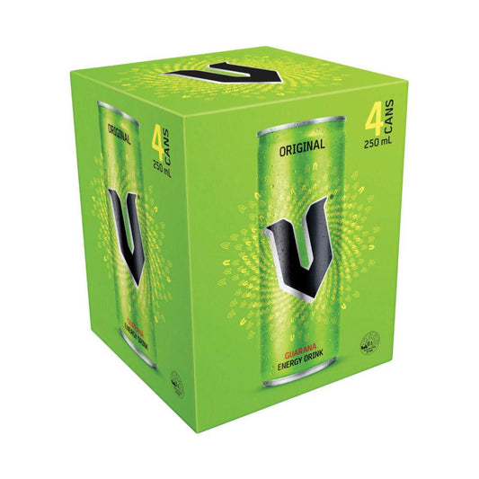 V Original Energy Drink 4x250ml - 4 pack