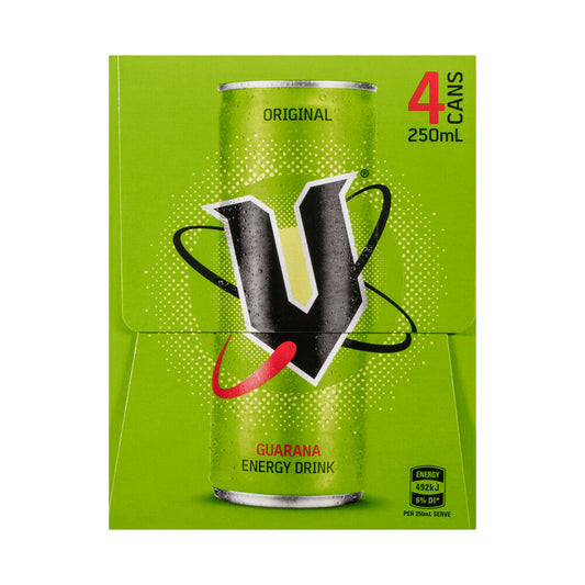 V Original Energy Drink 4x250ml - 4 pack