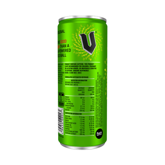 V Energy Drink Can - 250mL