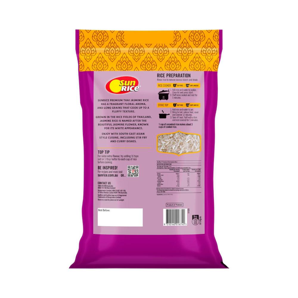 Sunrice Premium Jasmine - 5kg