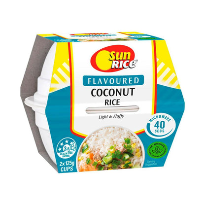 Sunrice Microwave Coconut Flavoured Rice Cup - 250g
