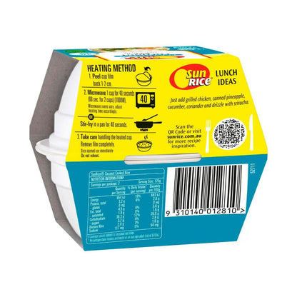 Sunrice Microwave Coconut Flavoured Rice Cup - 250g