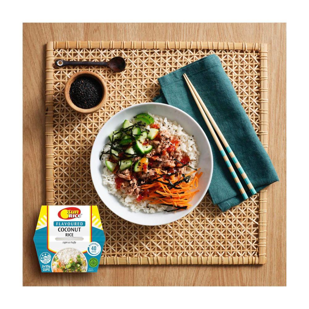 Sunrice Microwave Coconut Flavoured Rice Cup - 250g