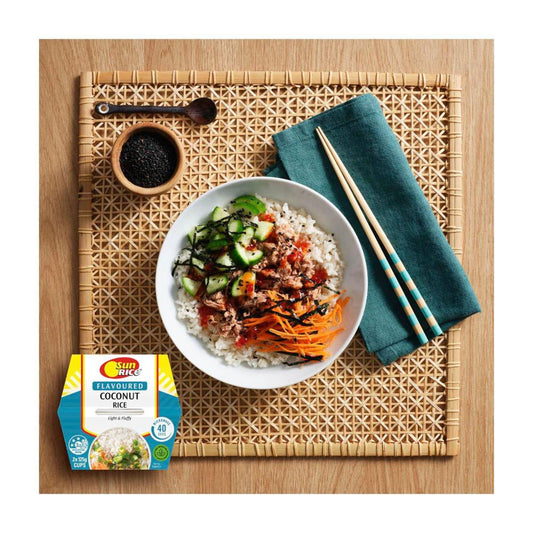 Sunrice Microwave Coconut Flavoured Rice Cup - 250g