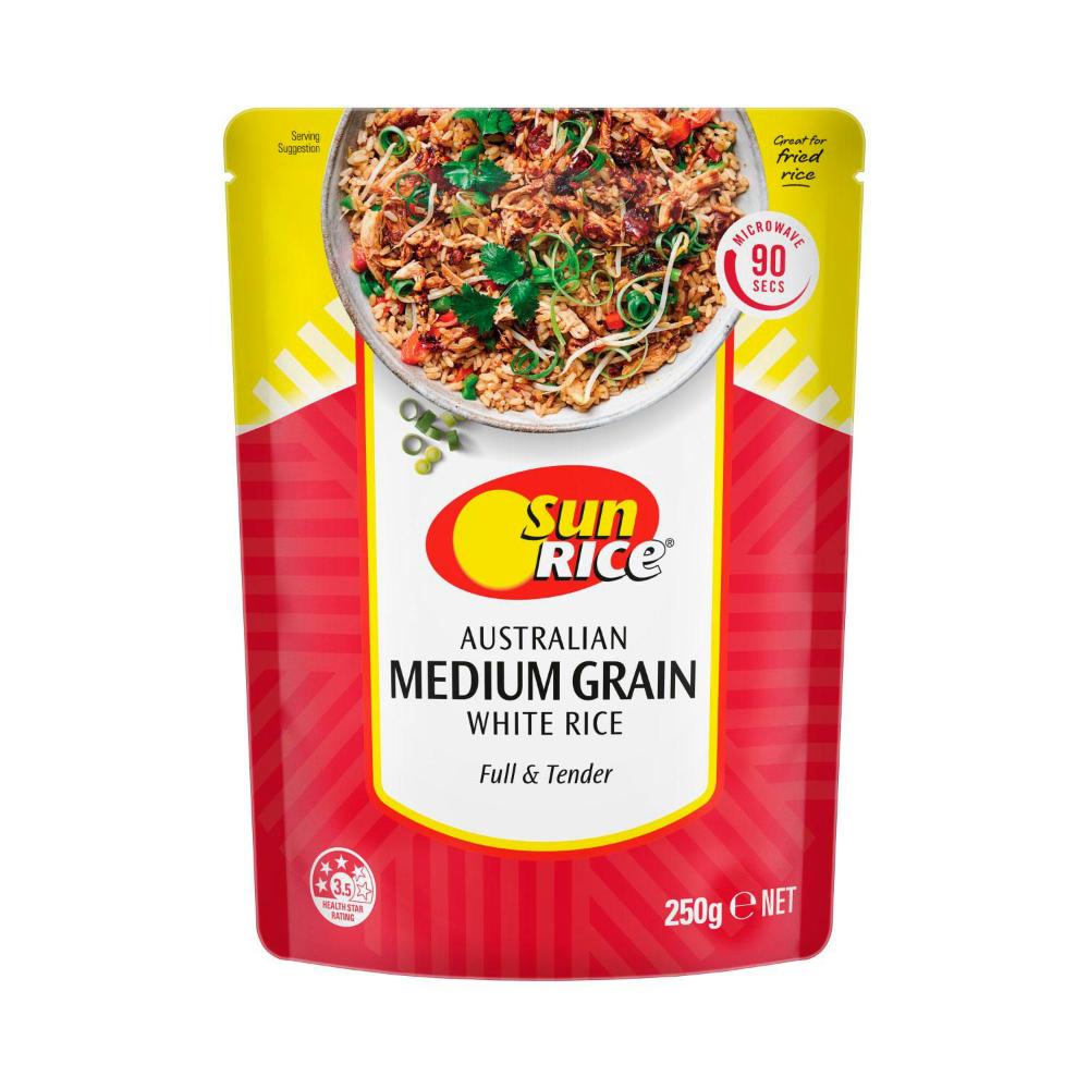 Sunrice Medium Grain Pouch - 250g