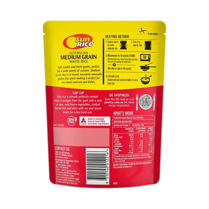 Sunrice Medium Grain Pouch - 250g