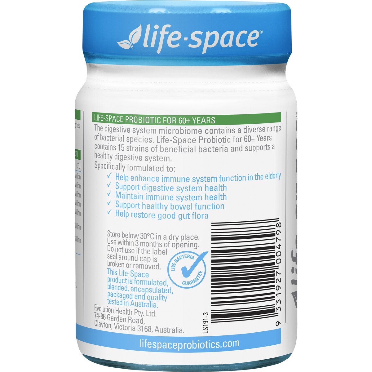 Life-Space Probiotic For 60+ Years 40 pack