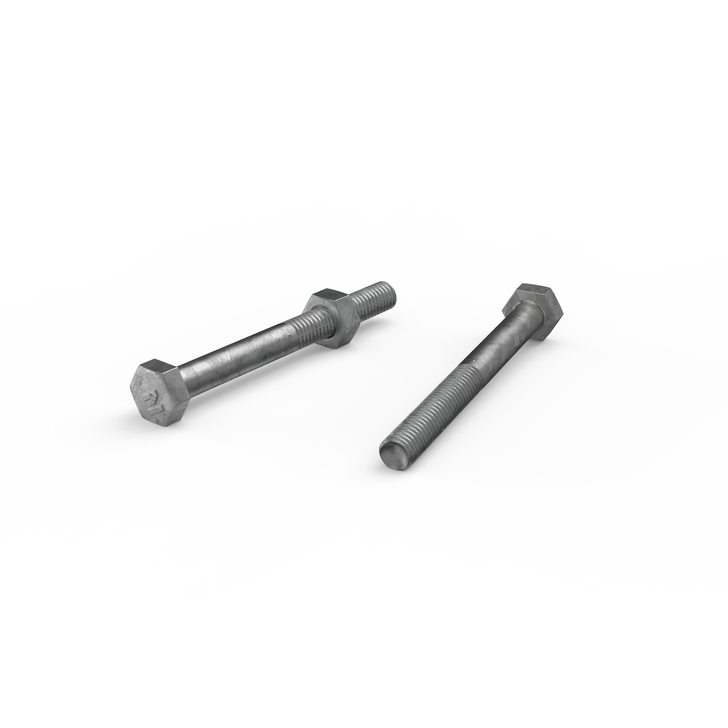 Zenith Hot Dip Galvanised Hex Head Bolts - M6 x 60mm - 25 Pack