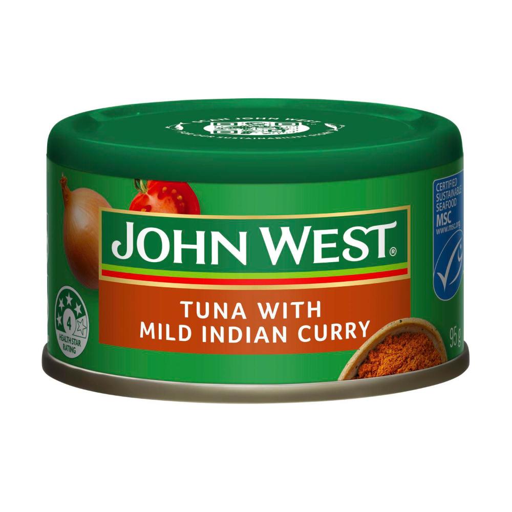 John West Tuna Mild Indian Curry - 95g