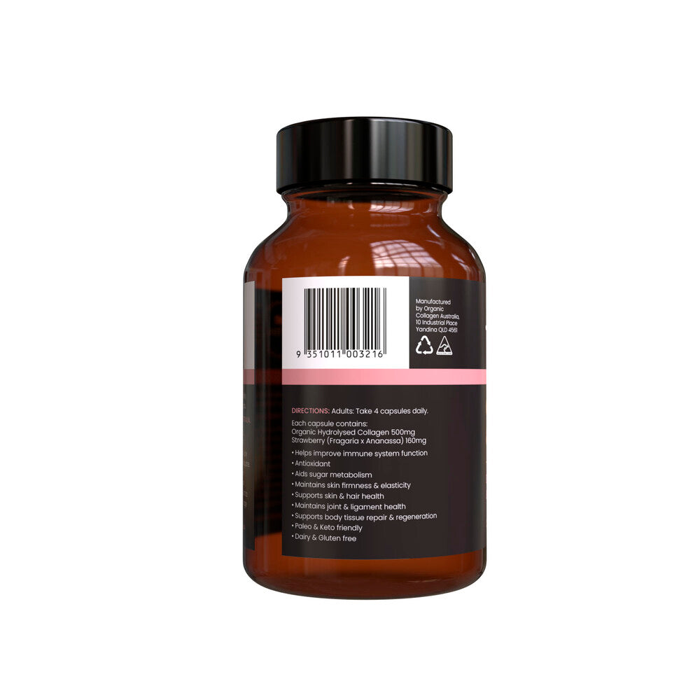 Organic Collagen Australia Organic Collagen With Strawberry - 120 pack