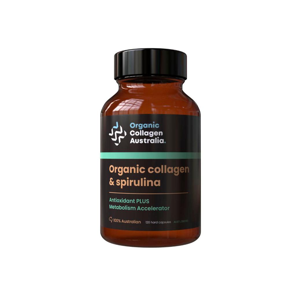 Organic Collagen Australia Organic Collagen With Spirulina - 120 pack