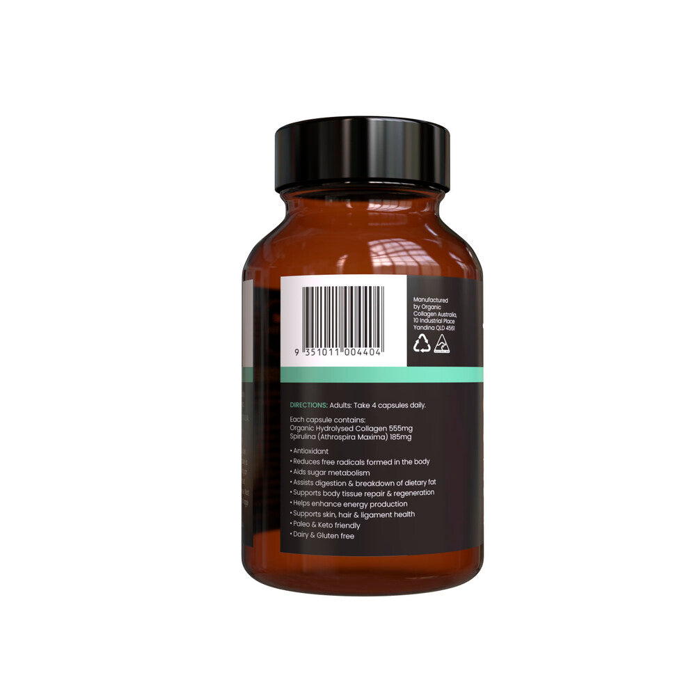 Organic Collagen Australia Organic Collagen With Spirulina - 120 pack
