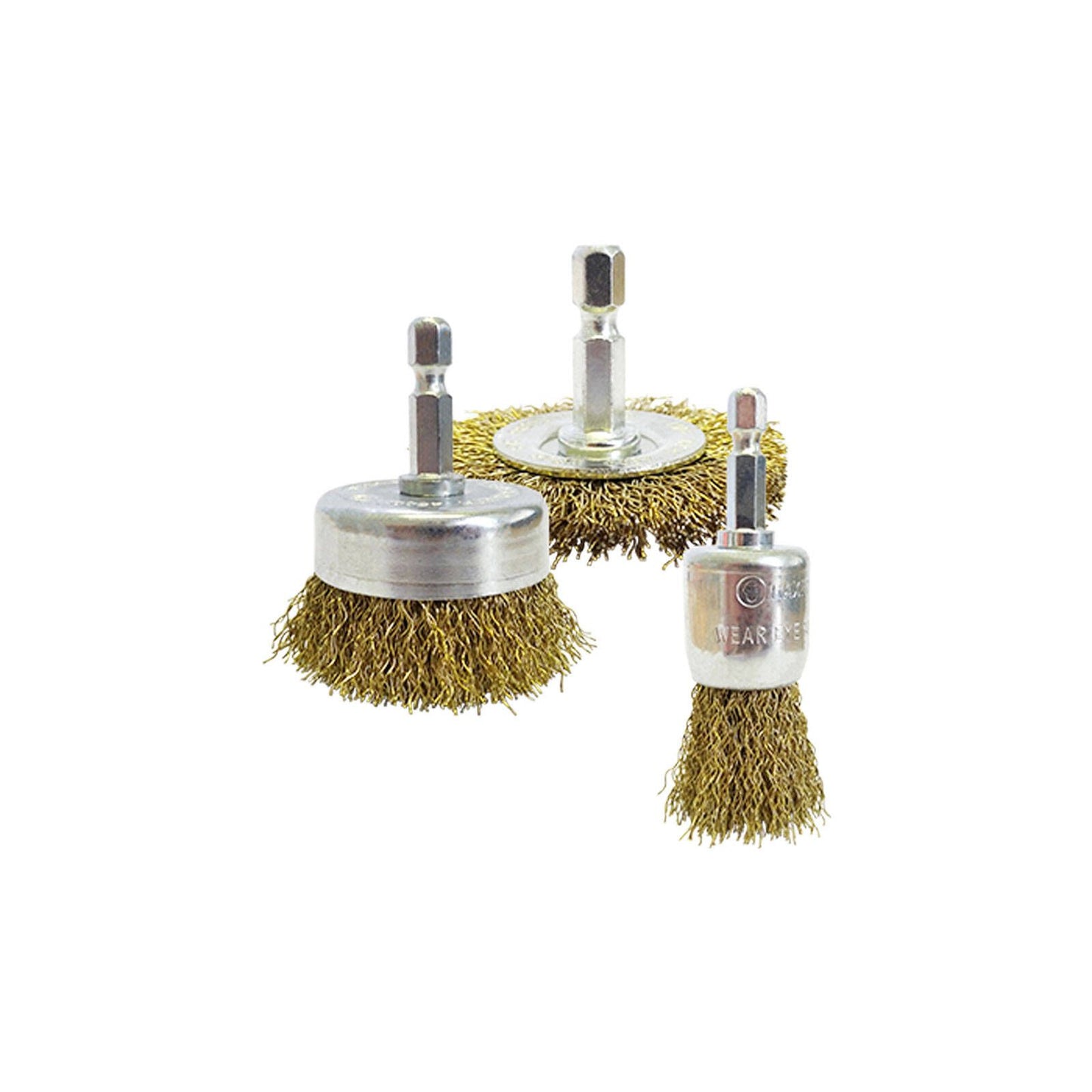 Josco Drill Brush Kit - 3 Piece - 205 x 185 x 45mm