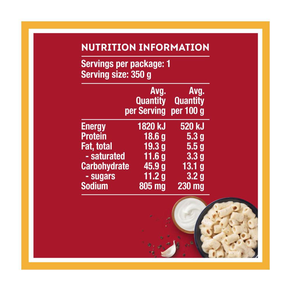 Heinz Rigatoni Pasta Meal With Creamy Alfredo - 350GRAM