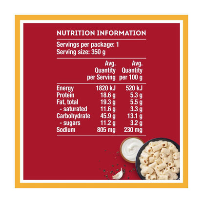 Heinz Rigatoni Pasta Meal With Creamy Alfredo - 350GRAM