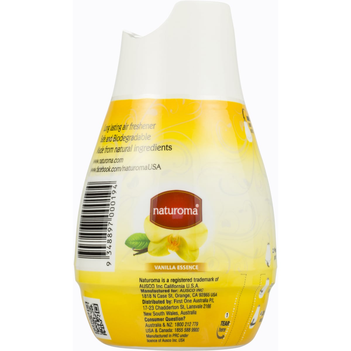 Naturoma Long Lasting Gel Air Freshener Assorted 220g Each