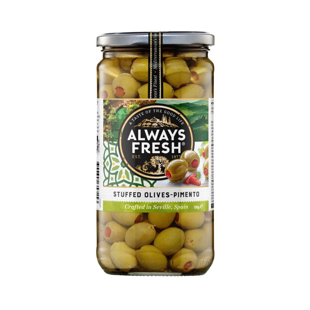 Always Fresh Stuffed Olives Pimento - 700g