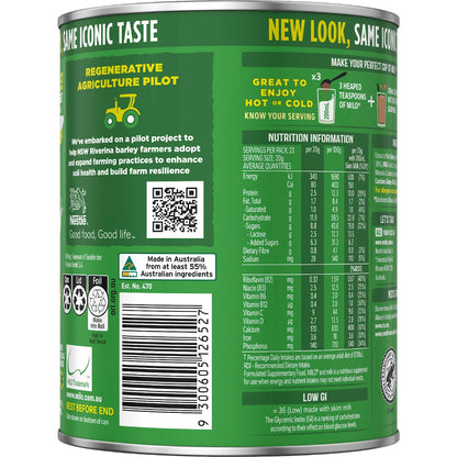 Milo Malt Drinking Chocolate Powder Hot Or Cold 460g