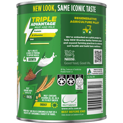 Milo Malt Drinking Chocolate Powder Hot Or Cold 460g