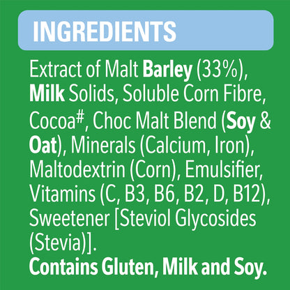 Milo 30% Less Added Sugar Chocolate Drinking Powder Hot Or Cold 395g