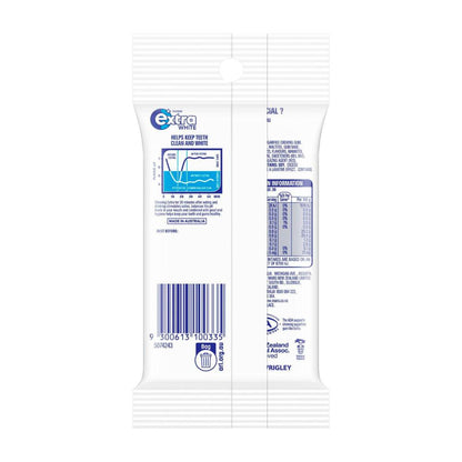 Extra White Peppermint Sugar Free Chewing Gum 4x14g - 56g