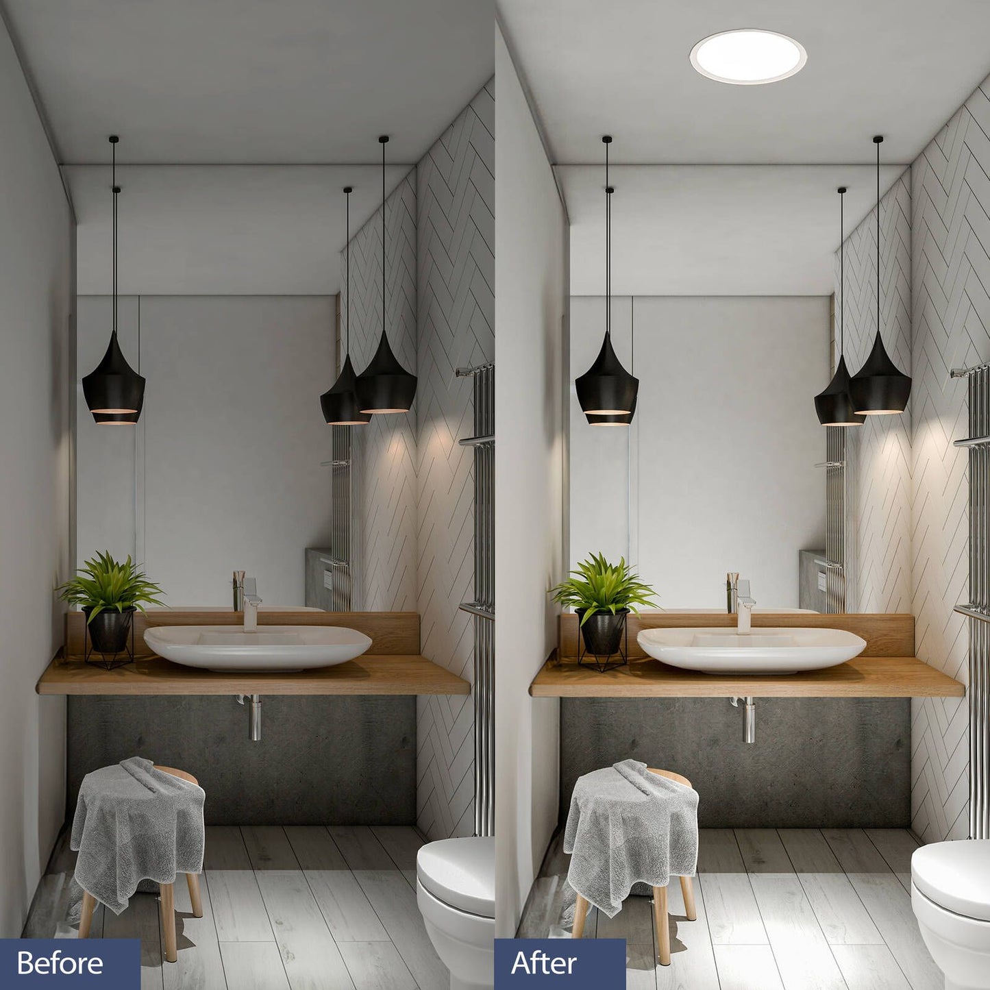 Ezylite Round Hybrid Skylight Alternative - 225mm