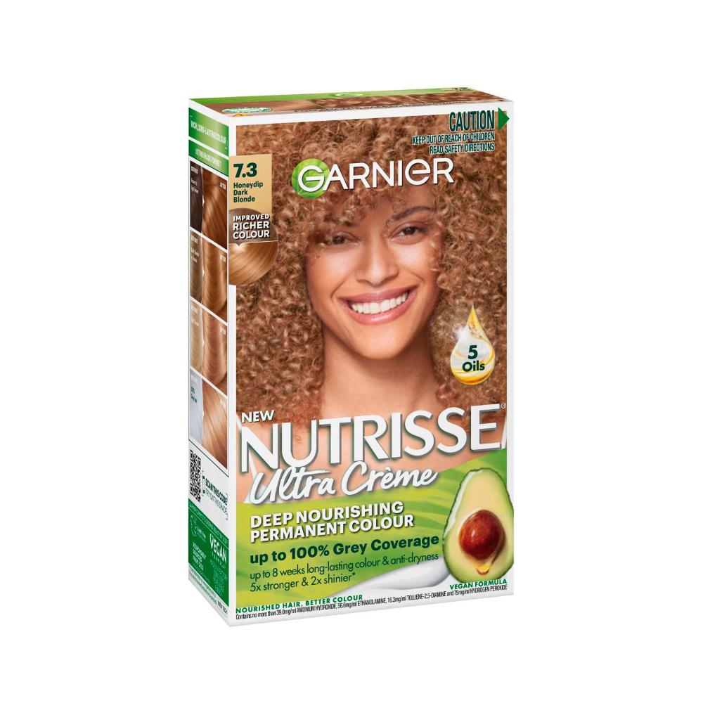 Garnier Nutrisse 7.3 Honey Dip Permanent Hair Colour - 1 pack