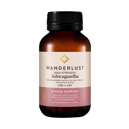 Wanderlust High Strength Ashwagandha Capsules - 60 pack