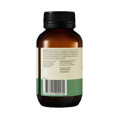 Wanderlust Echinacea + Astragalus Caps - 60 pack