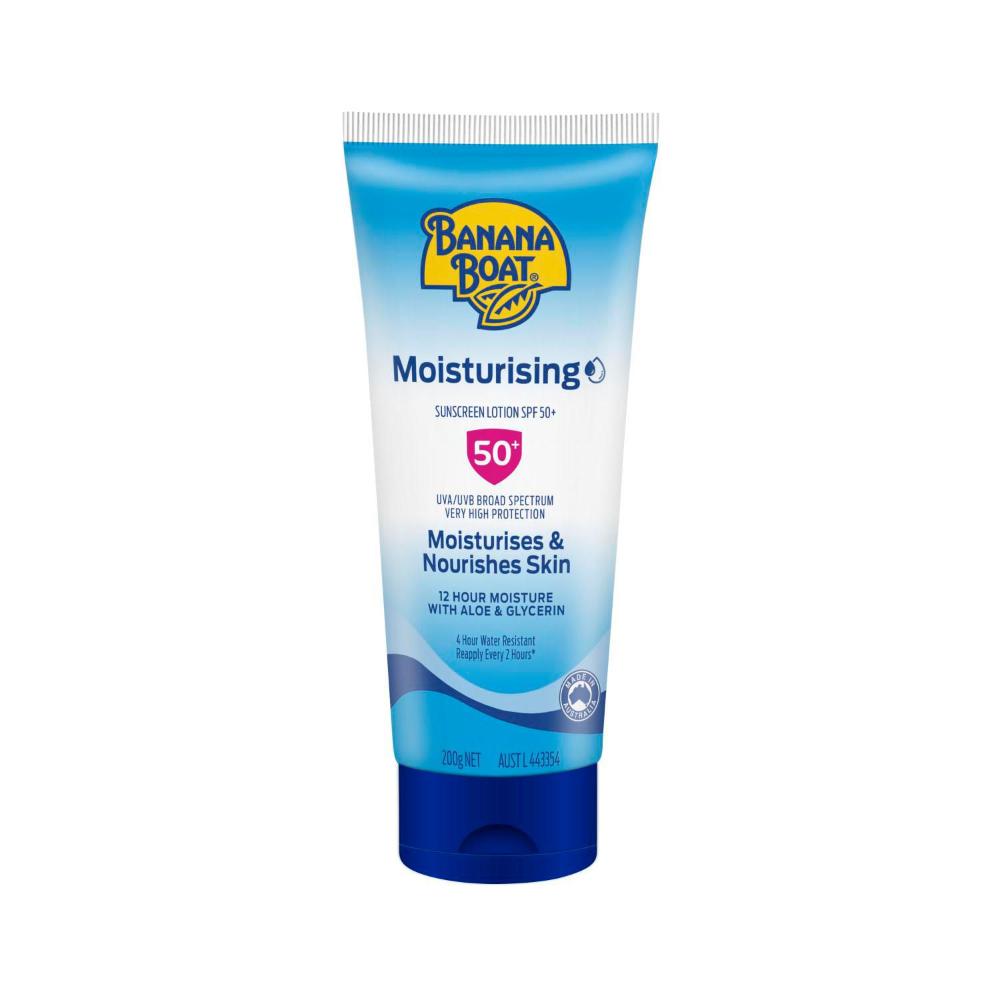 Banana Boat Moisturising Sunscreen Lotion SPF 50+ - 200g