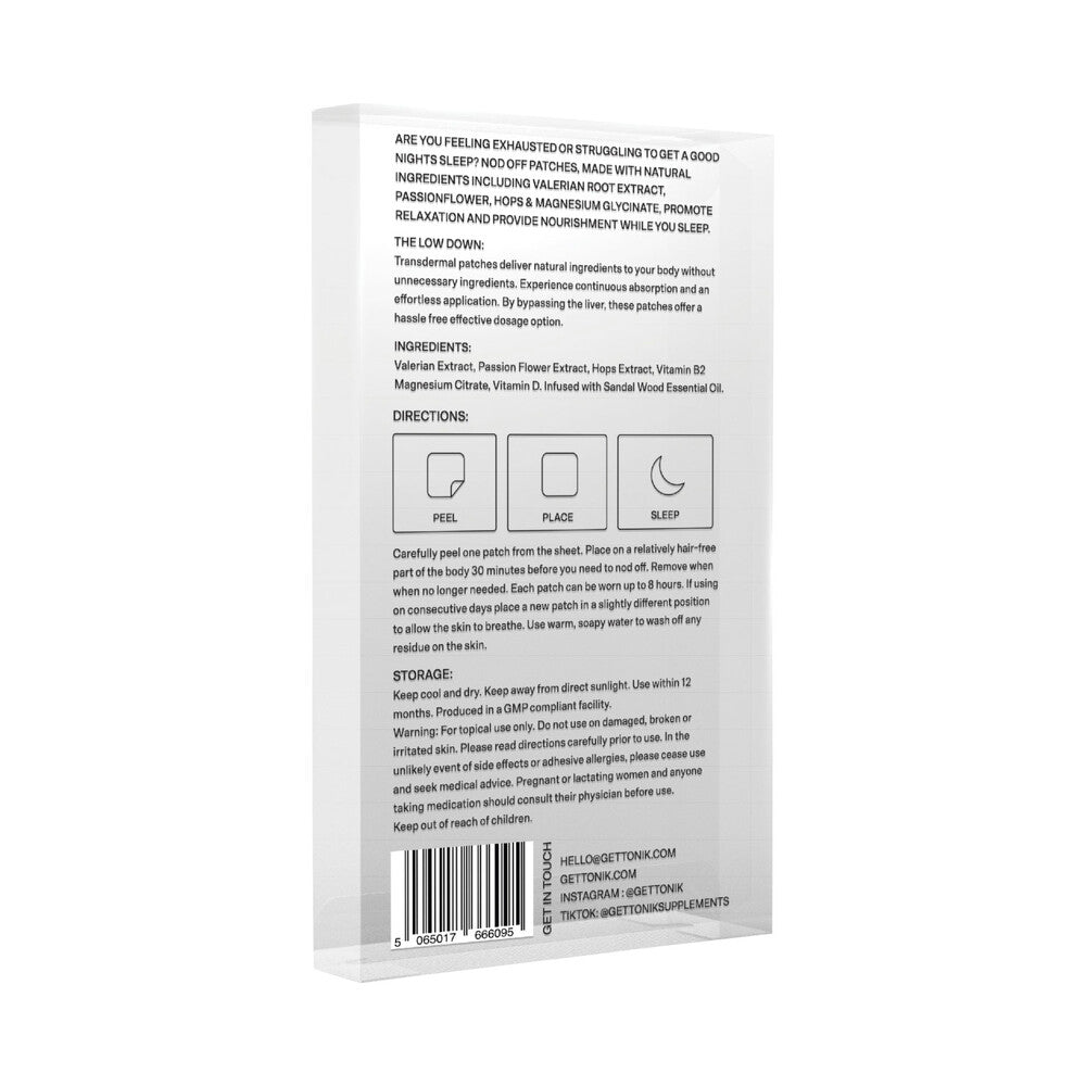 Tonik Nod Off Transdermal Patches - 30g