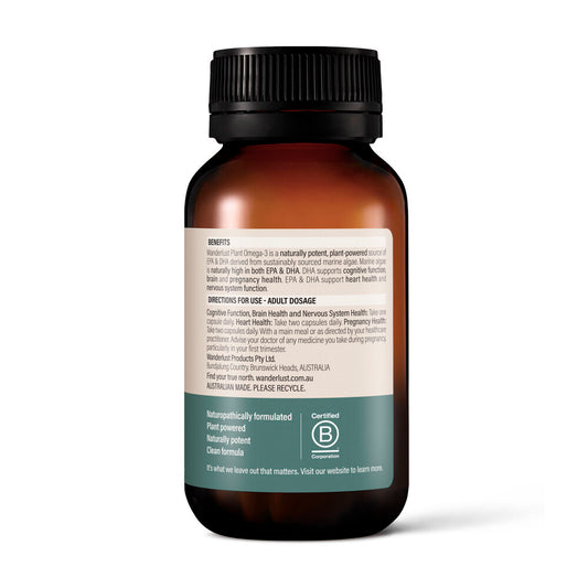 Wanderlust Plant Omega-3 Caps - 30 pack
