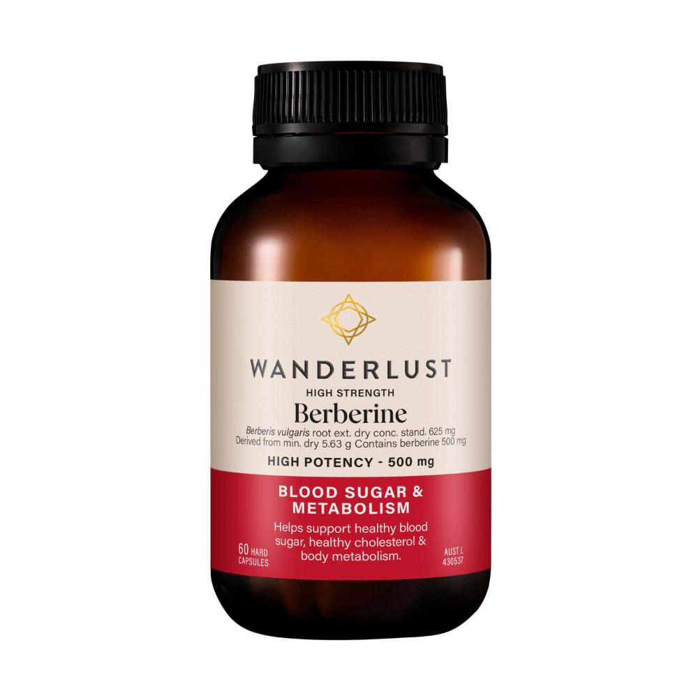 Wanderlust High Strength Berberine Capsules - 60 pack