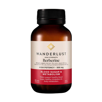Wanderlust High Strength Berberine Capsules - 60 pack