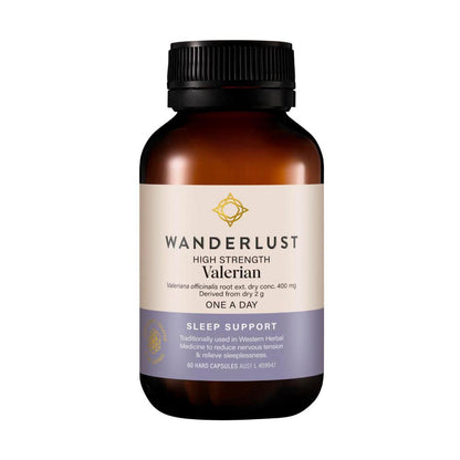 Wanderlust High Strength Valerian Capsules - 60 pack