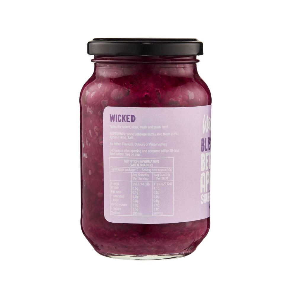 Wicked Beetroot & Apple Sauerkraut - 460g