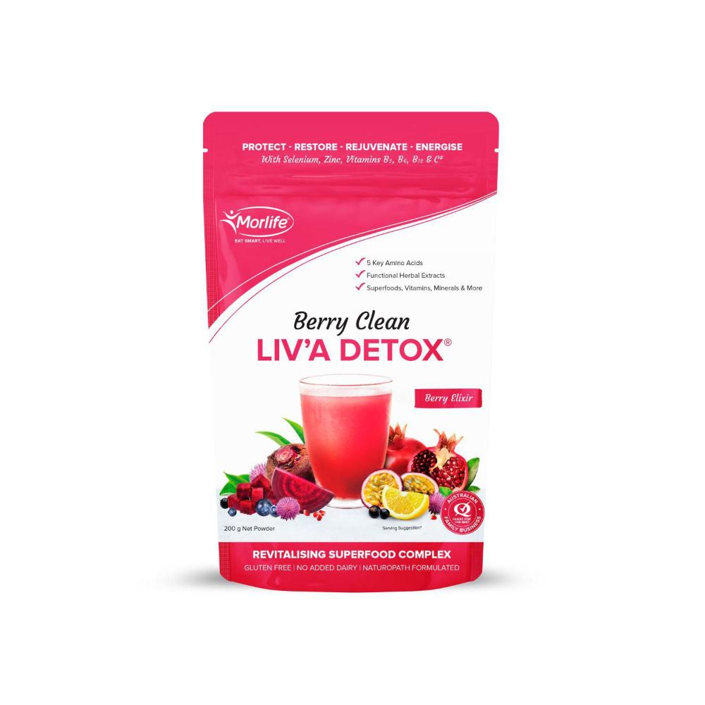 Morlife Berry Clean Liva Detox - 200g