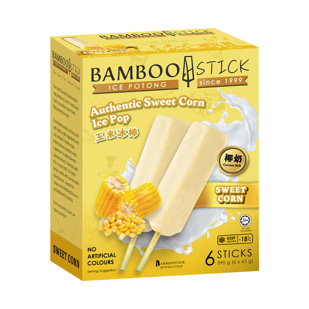 Bamboostick Ice Potong Sweet Corn 6 Pack - 390g
