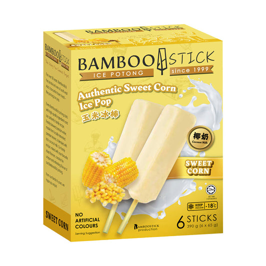 Bamboostick Ice Potong Sweet Corn 6 Pack - 390g