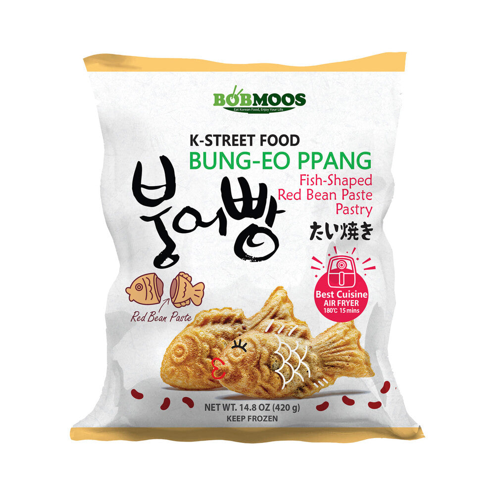 Bobmoos Korean Style Waffle With Red Bean Filling - 420g