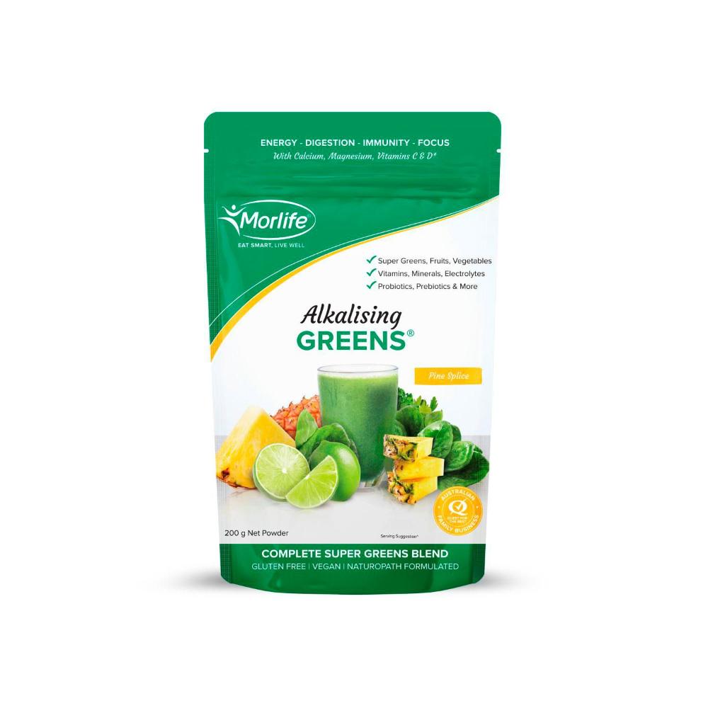 Morlife Alkalising Greens Pine Splice - 200g