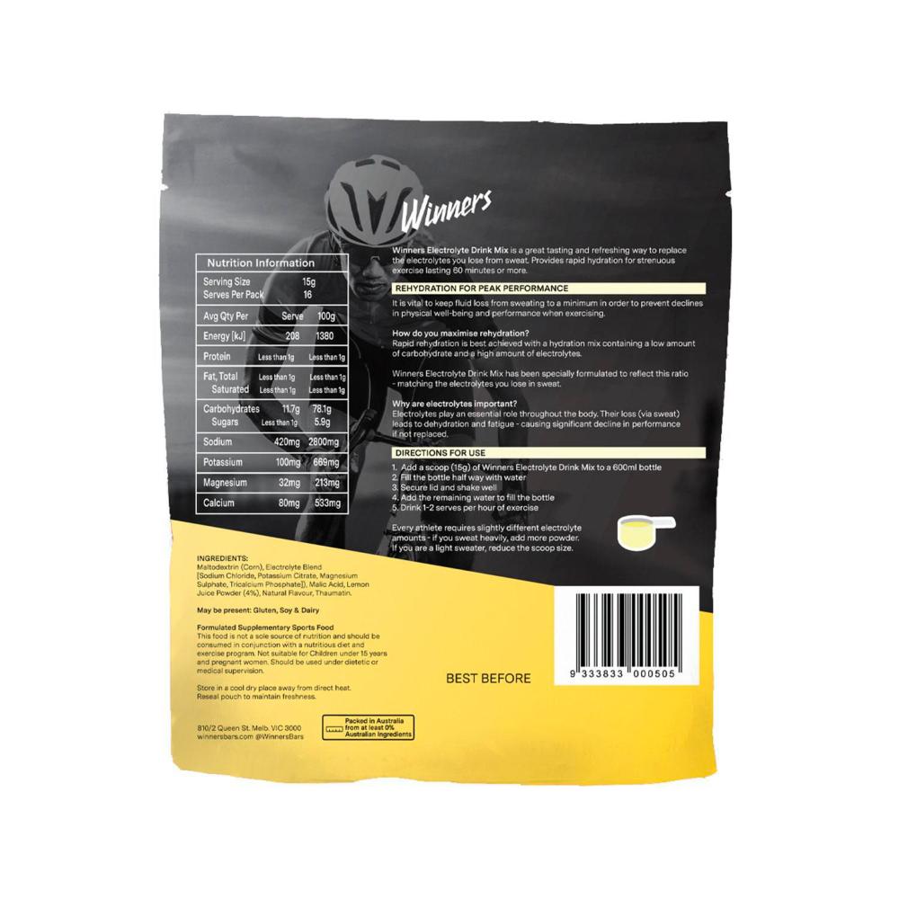 Winners Lemon Squash Electrolyte Drink Mix - 250g