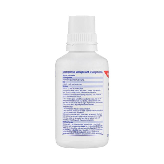 Colgate Savacol Antiseptic Fresh Mint Mouthwash Alcohol Free - 300mL